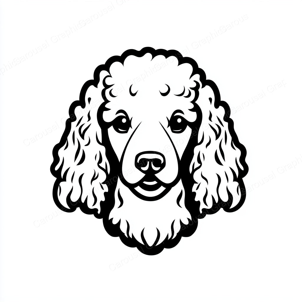 Poodle Vector Graphic preview