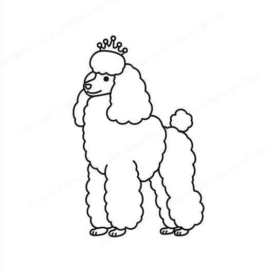 Poodle Vector Graphic preview