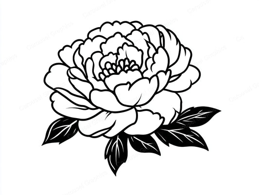 Peony Vector Graphic preview