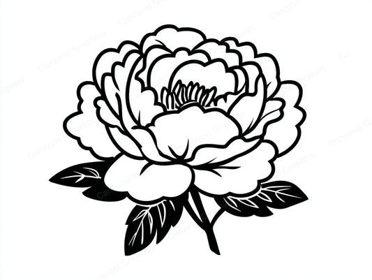 Peony Vector Graphic preview