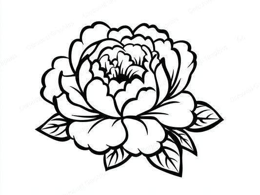 Peony Vector Graphic preview