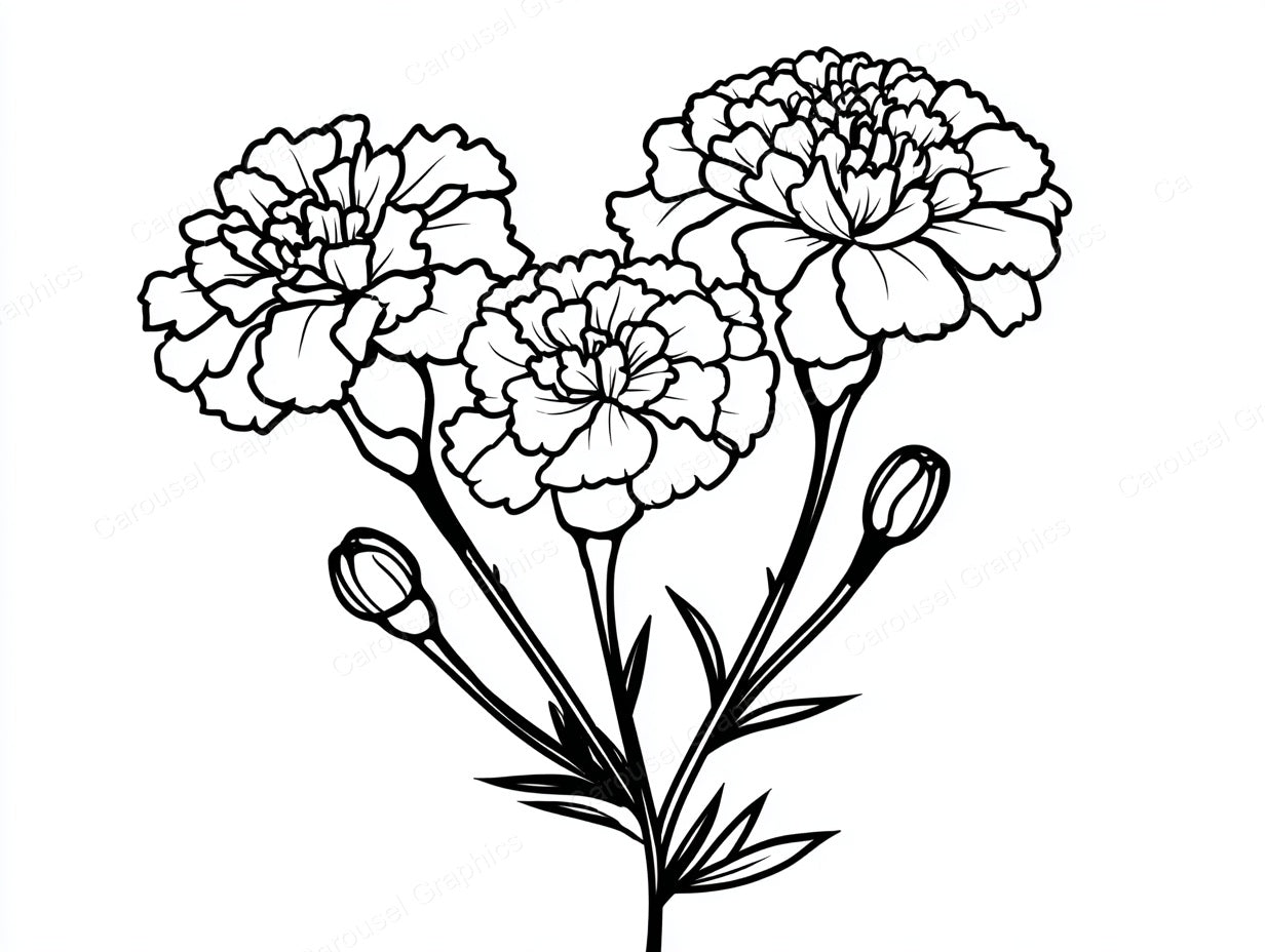 Peony Vector Graphic preview