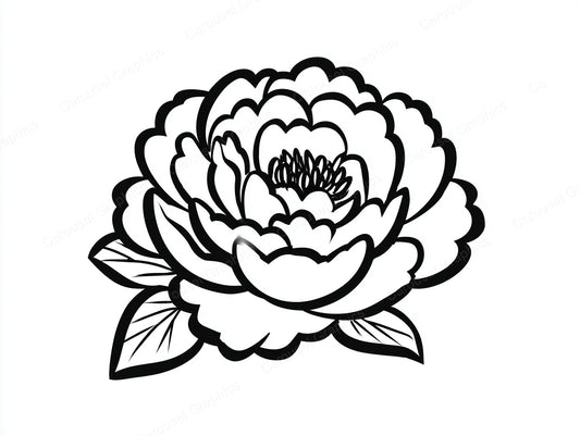 Peony Vector Graphic preview