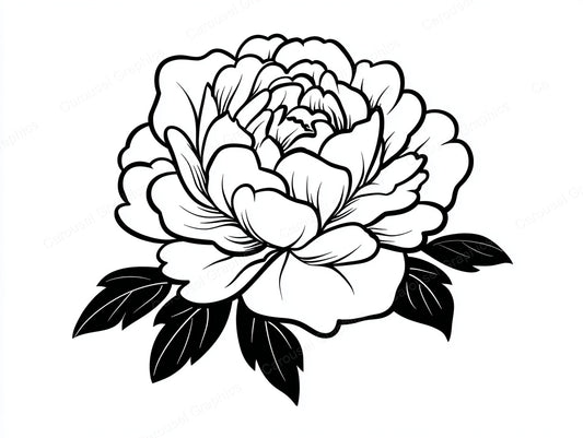 Peony Vector Graphic preview