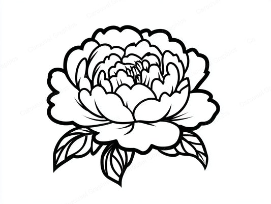 Peony Vector Graphic preview