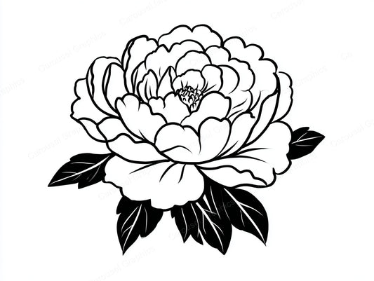 Peony Vector Graphic preview