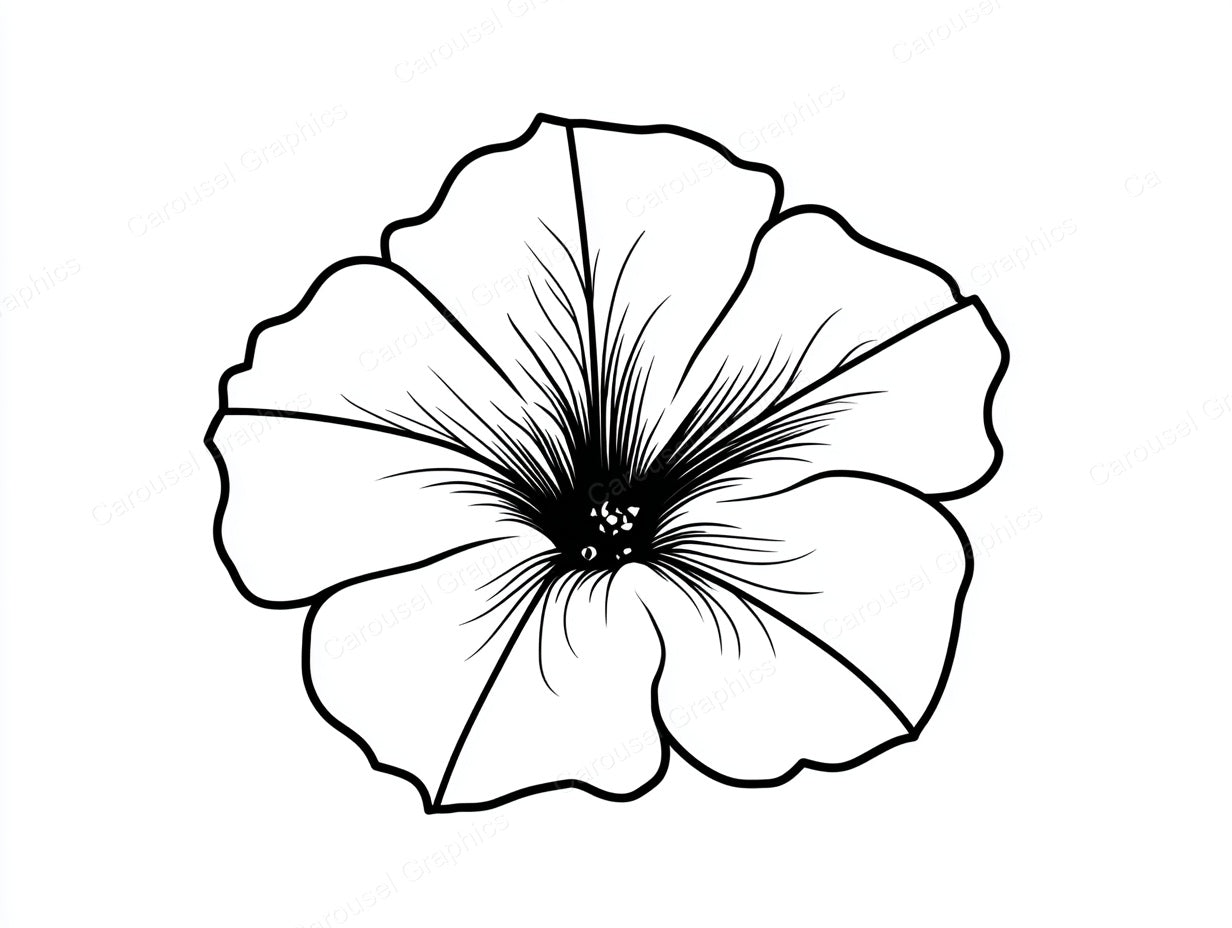 Petunia Vector Graphic preview
