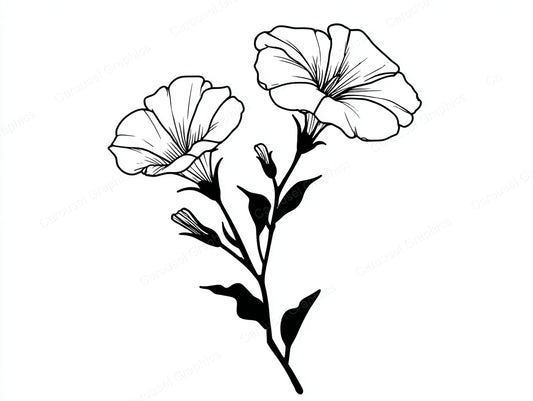 Petunia Vector Graphic preview