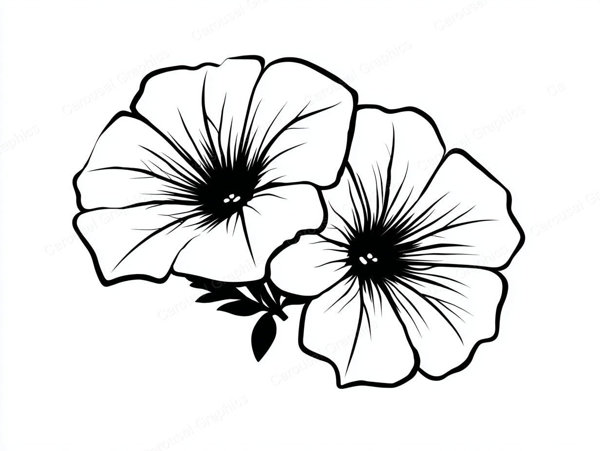 Petunia Vector Graphic preview