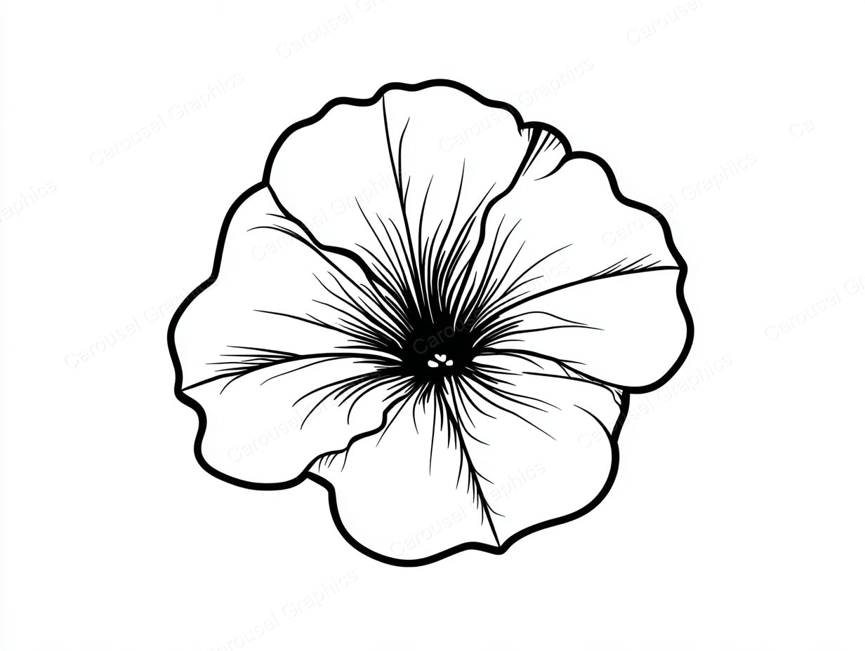 Petunia Vector Graphic preview