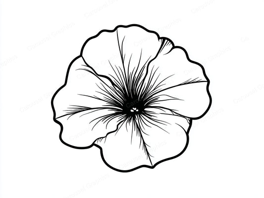 Petunia Vector Graphic preview