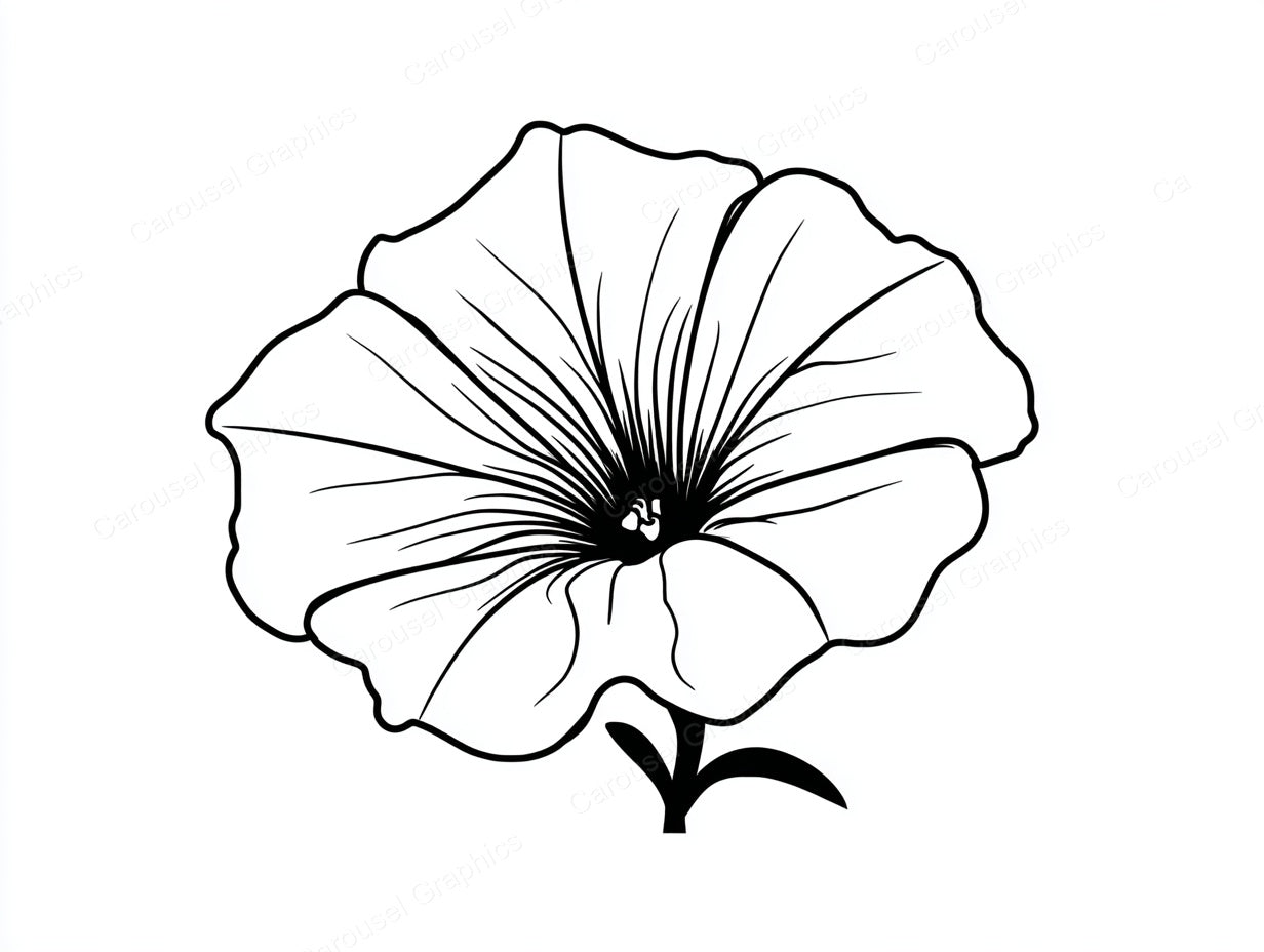 Petunia Vector Graphic preview