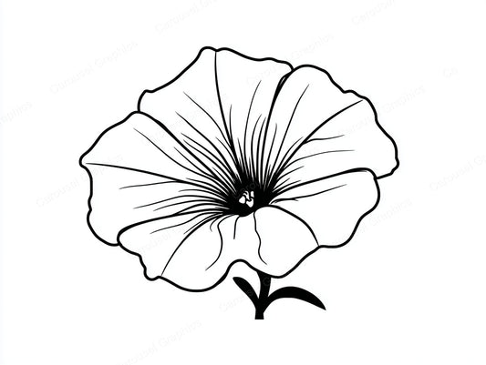 Petunia Vector Graphic preview