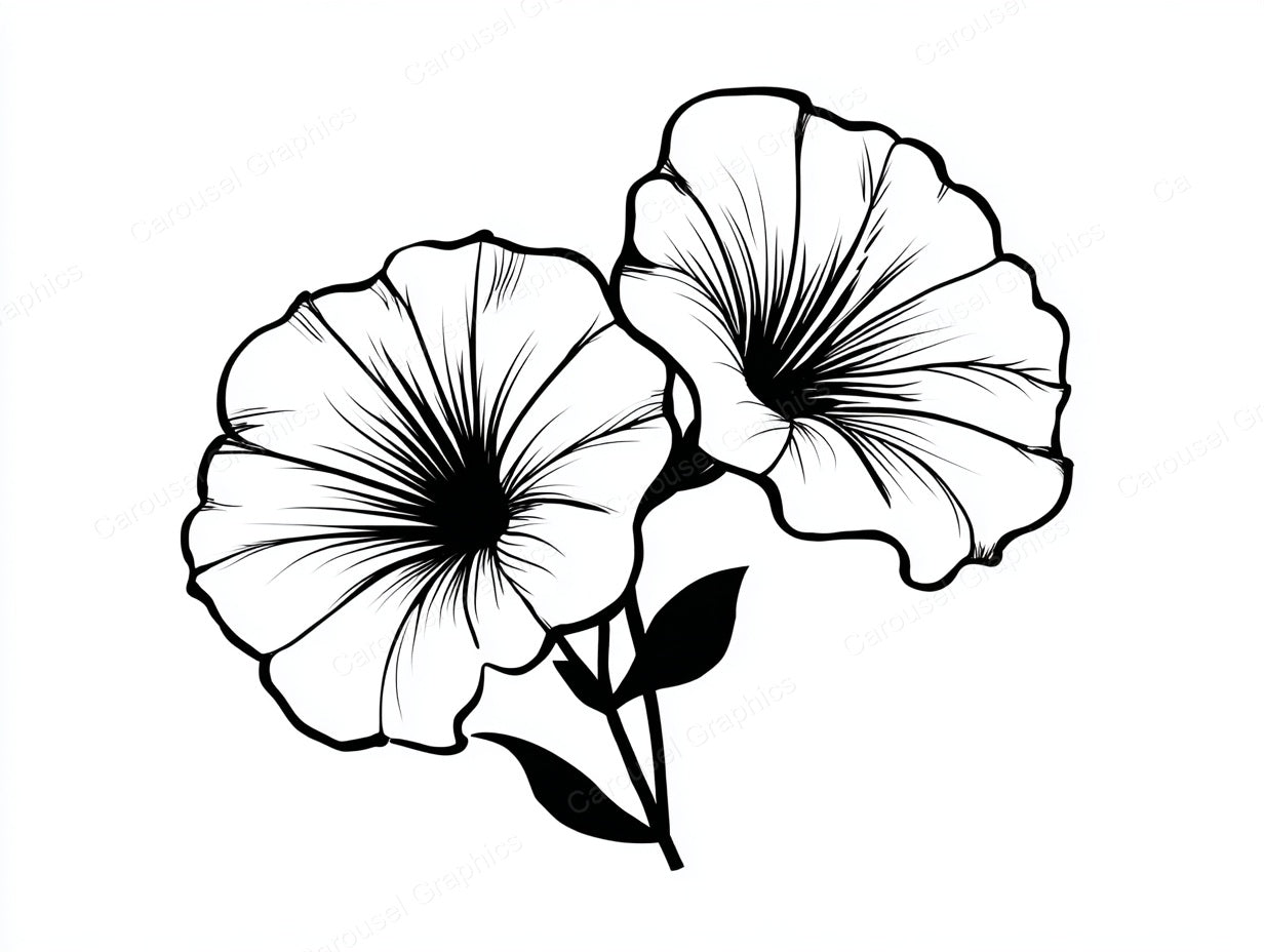 Petunia Vector Graphic preview