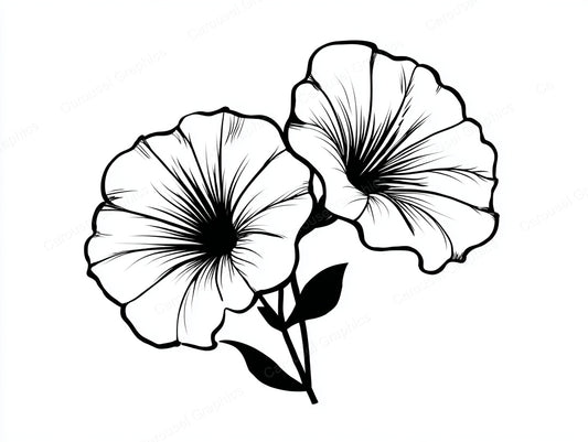 Petunia Vector Graphic preview