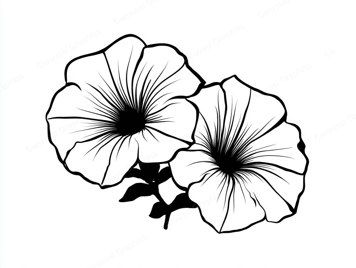 Petunia Vector Graphic preview