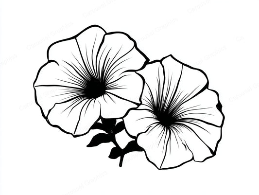 Petunia Vector Graphic preview