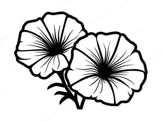 Petunia Vector Graphic preview