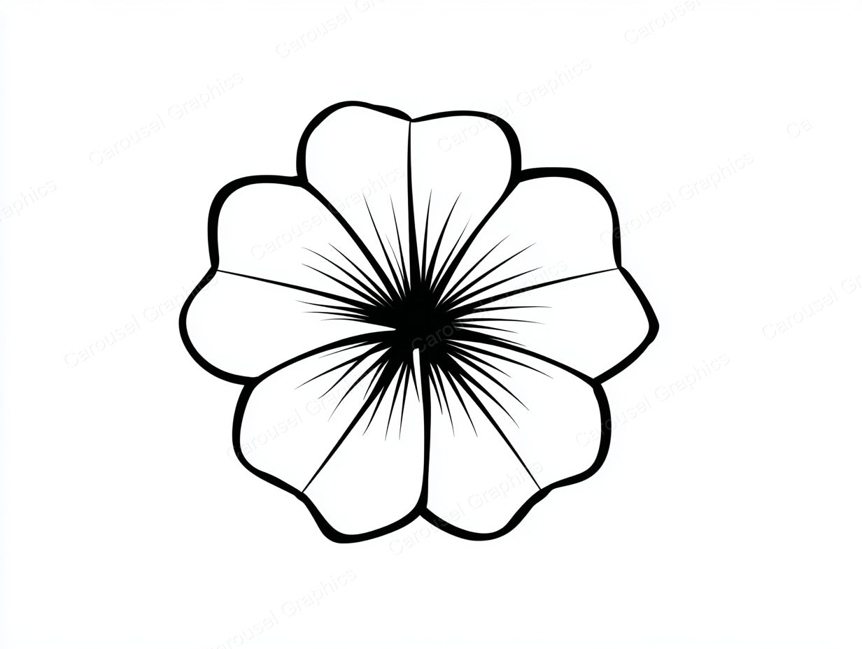 Petunia Vector Graphic preview