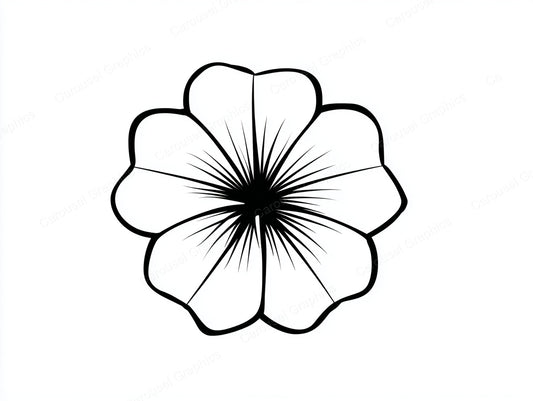 Petunia Vector Graphic preview
