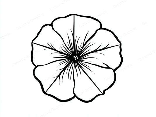 Petunia Vector Graphic preview