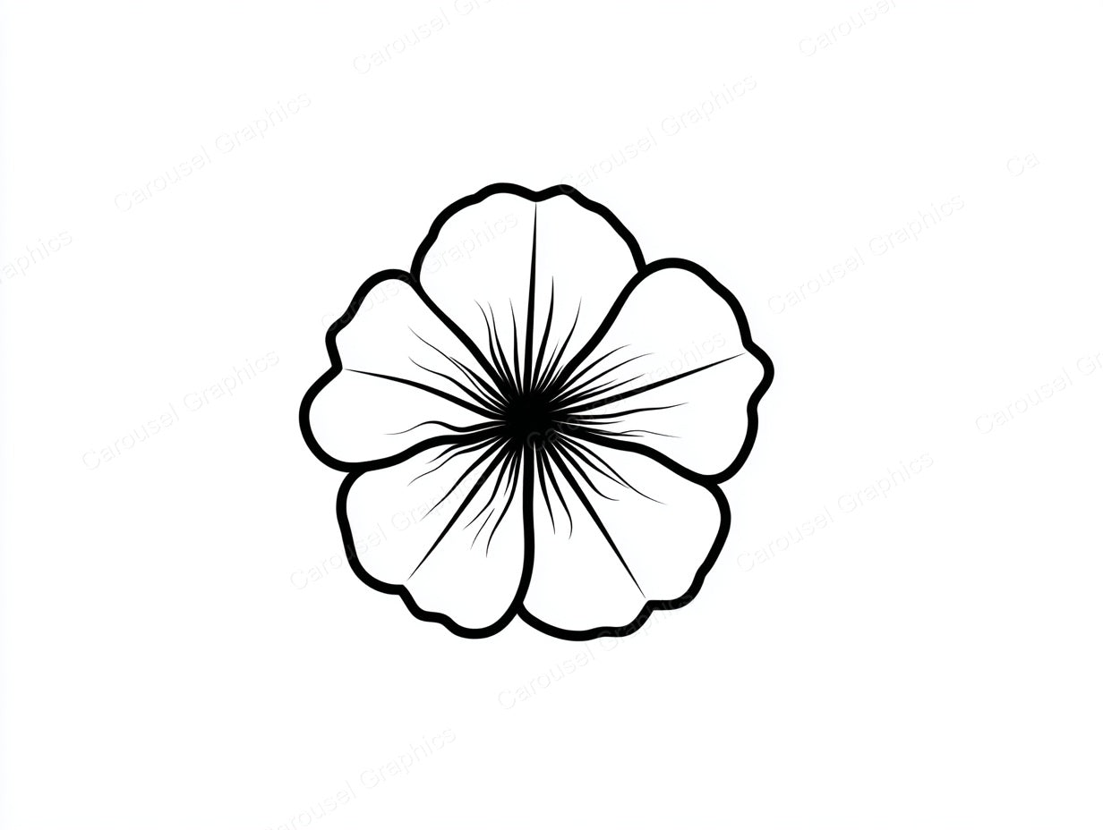 Petunia Vector Graphic preview