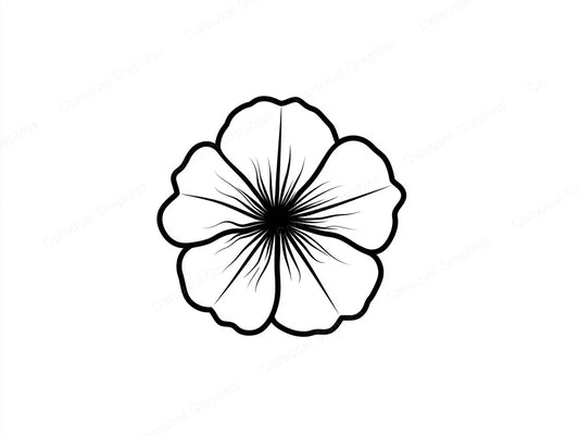 Petunia Vector Graphic preview