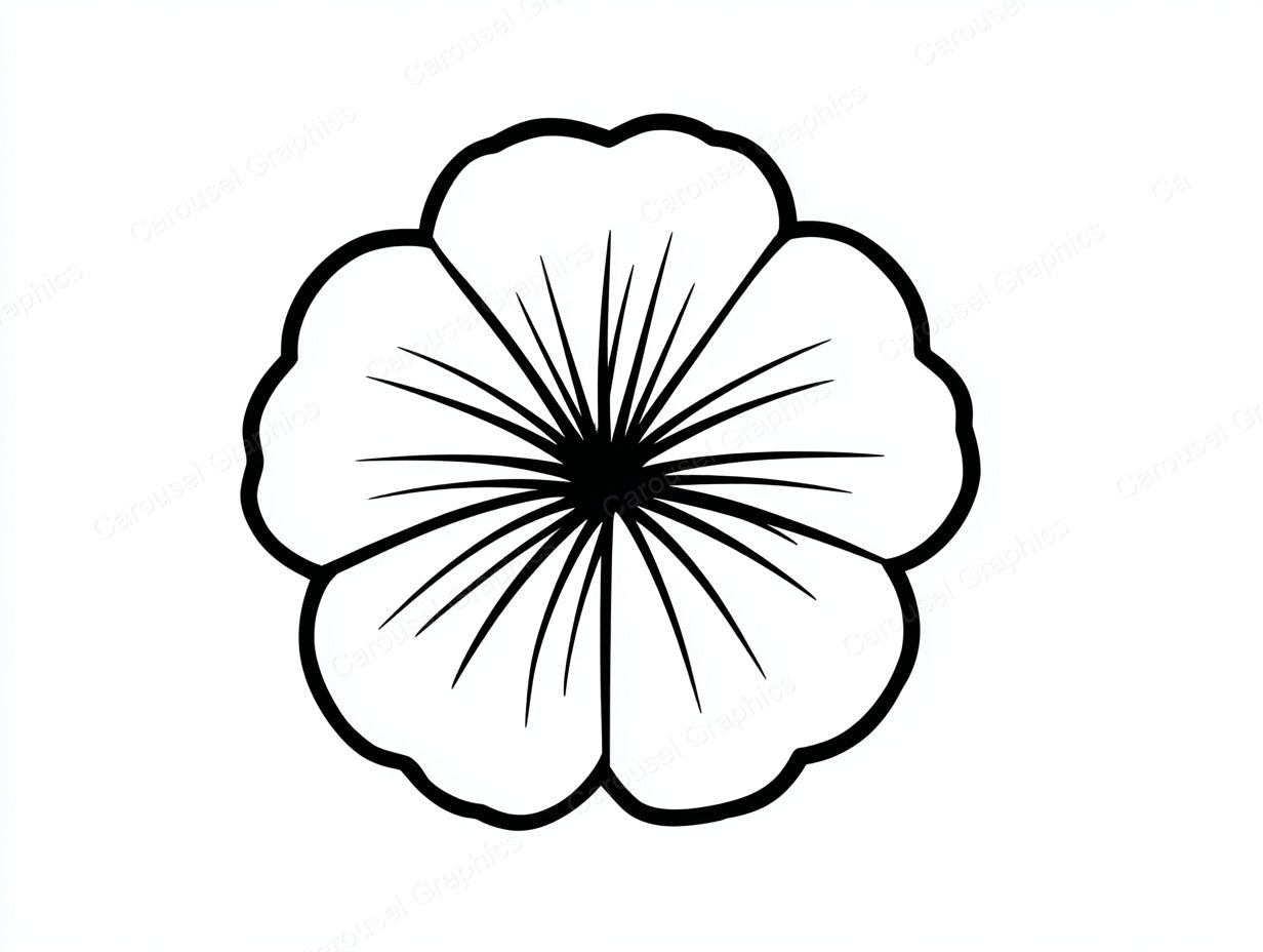 Petunia Vector Graphic preview