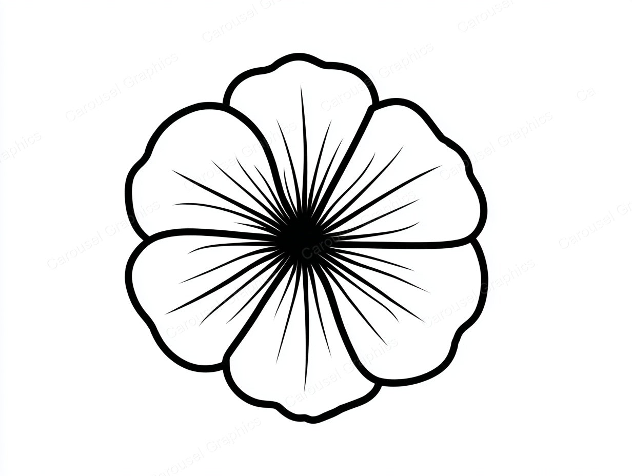 Petunia Vector Graphic preview