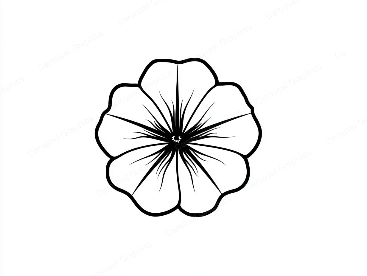 Petunia Vector Graphic preview