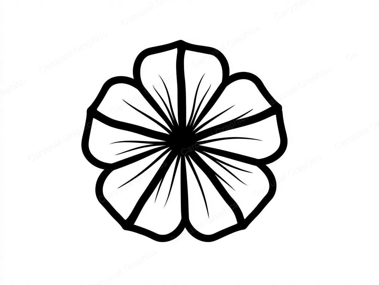 Petunia Vector Graphic preview