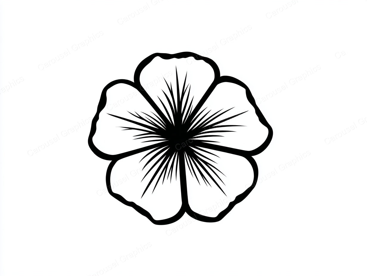 Petunia Vector Graphic preview