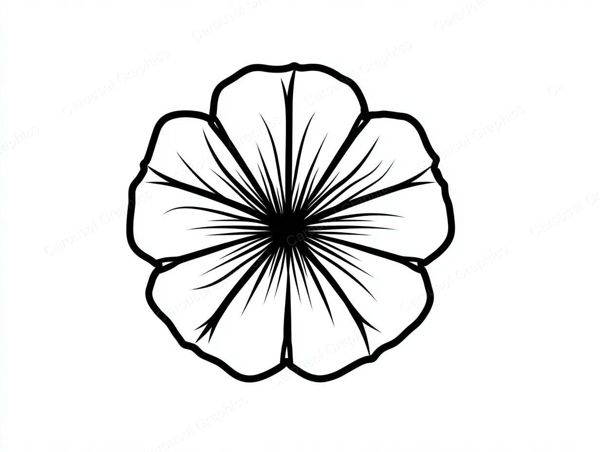 Petunia Vector Graphic preview