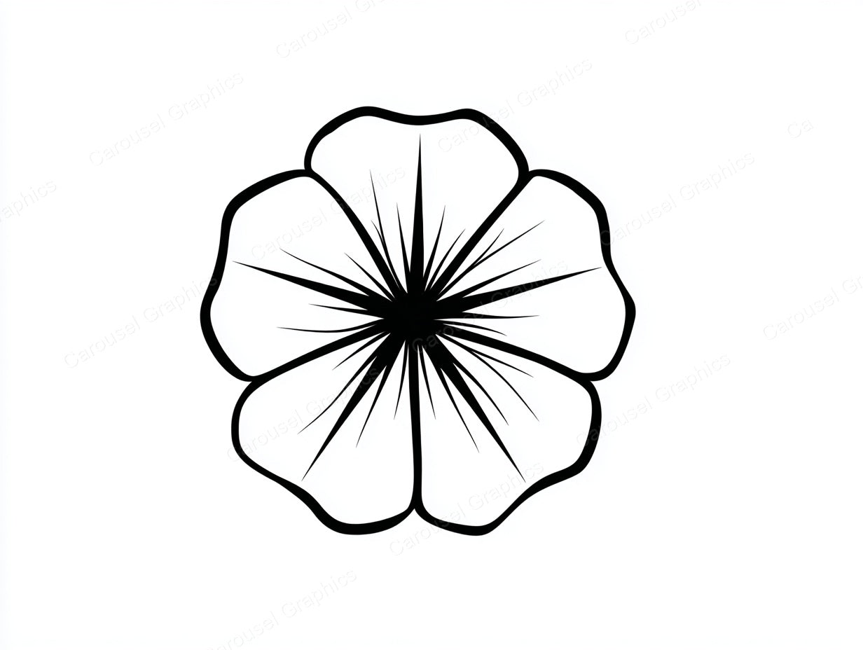 Petunia Vector Graphic preview