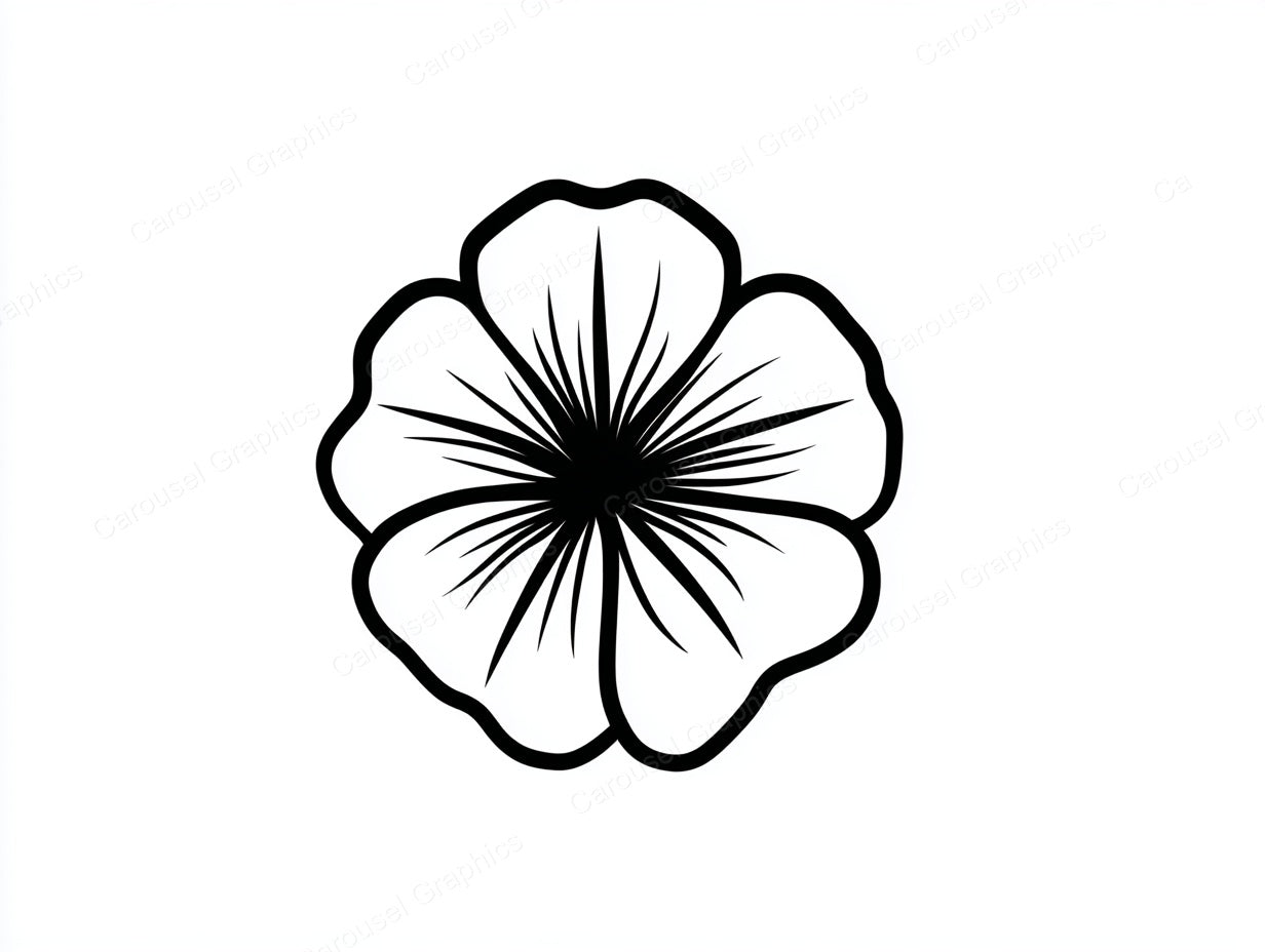 Petunia Vector Graphic preview