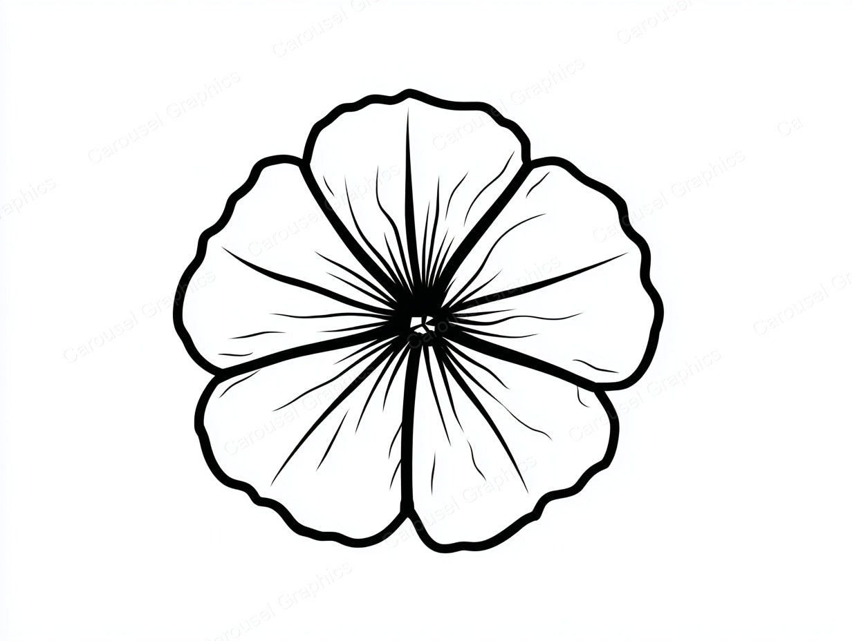 Petunia Vector Graphic preview
