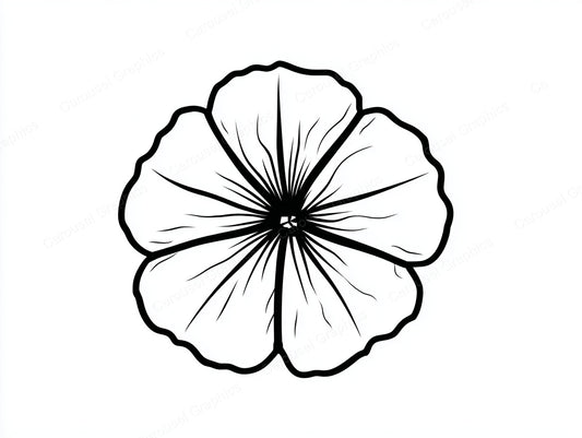 Petunia Vector Graphic preview