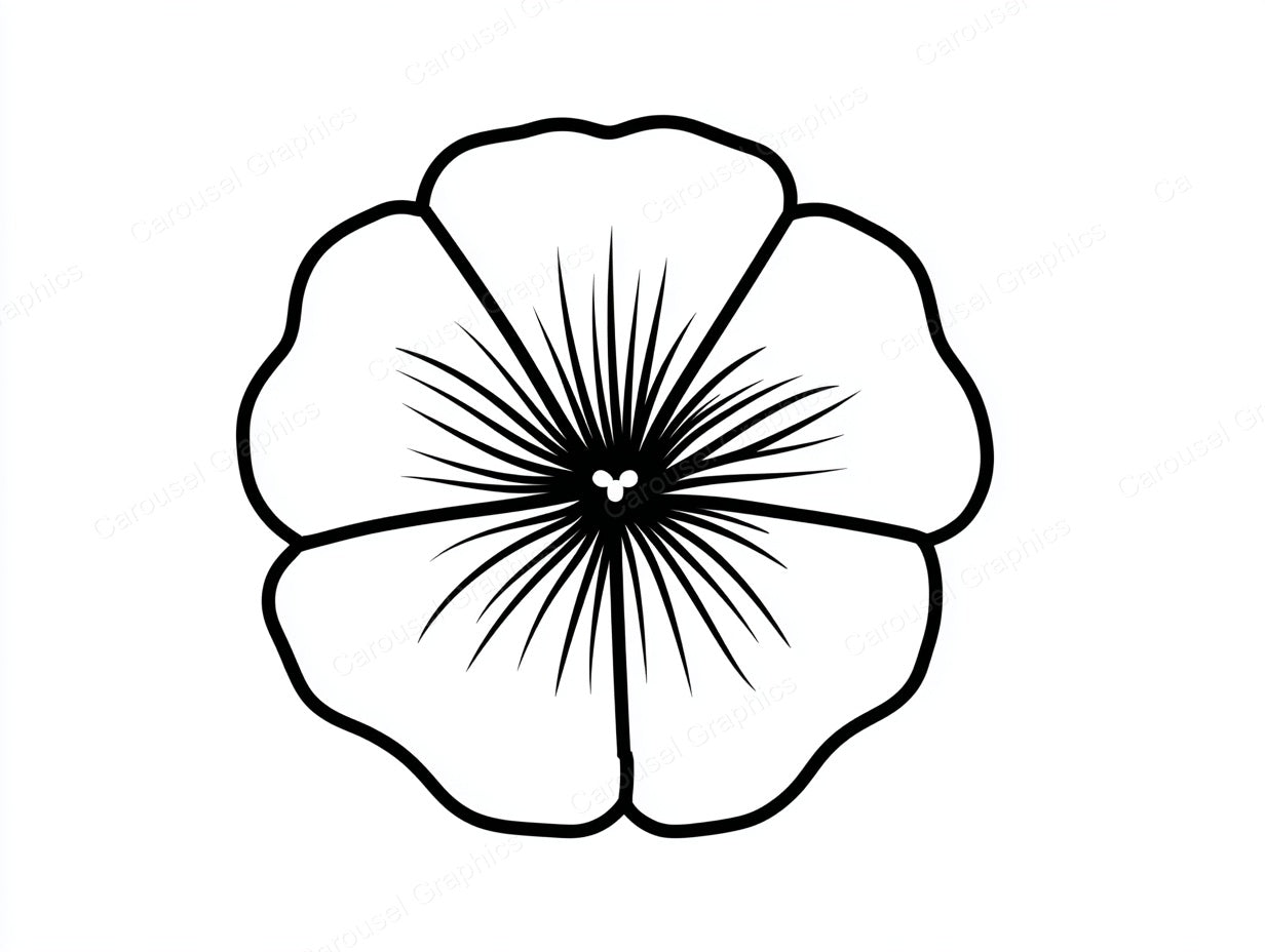Petunia Vector Graphic preview