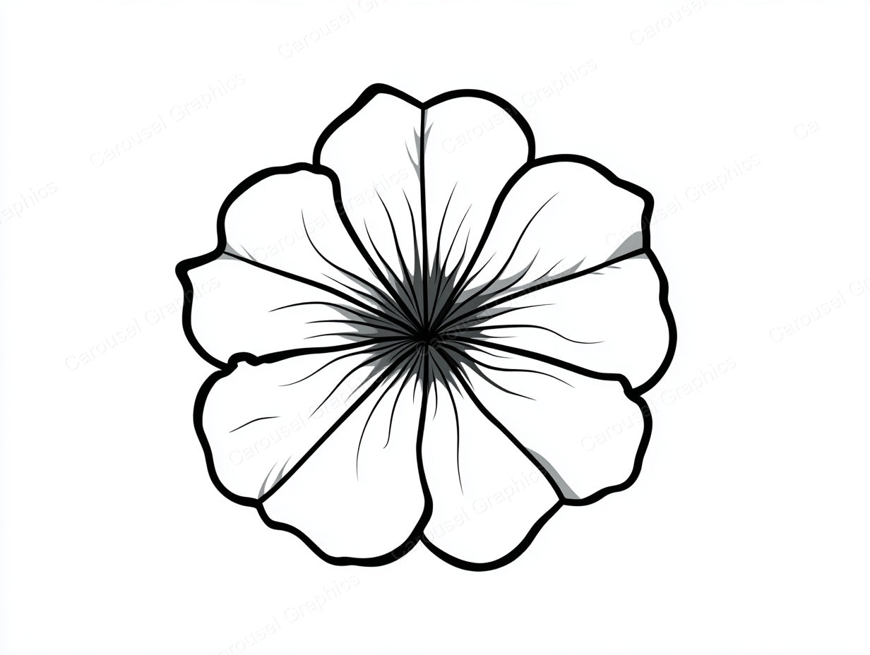 Petunia Vector Graphic preview