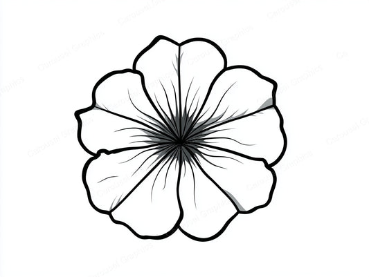 Petunia Vector Graphic preview
