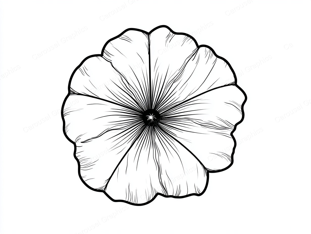 Petunia Vector Graphic preview