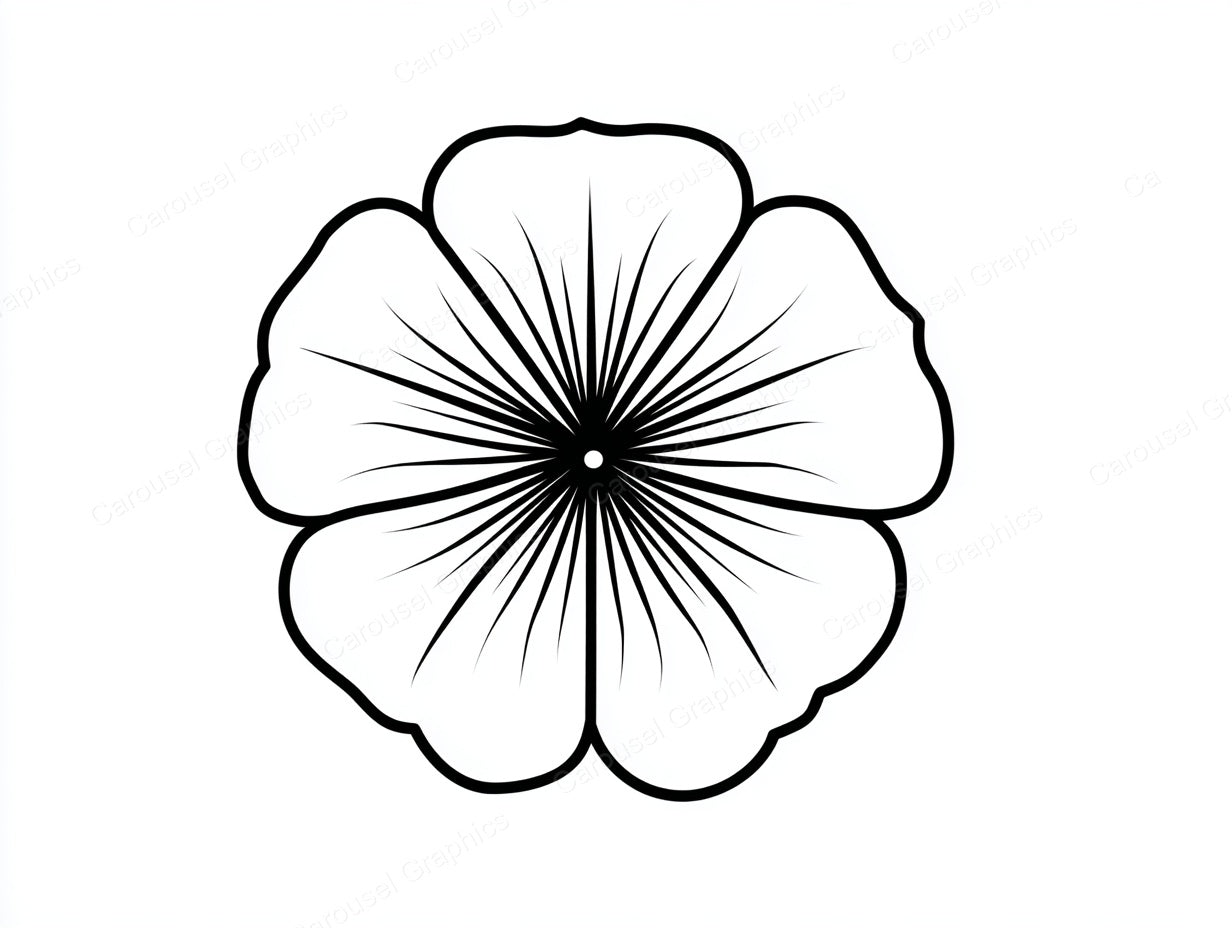 Petunia Vector Graphic preview