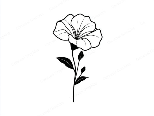 Petunia Vector Graphic preview