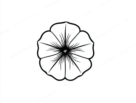 Petunia Vector Graphic preview