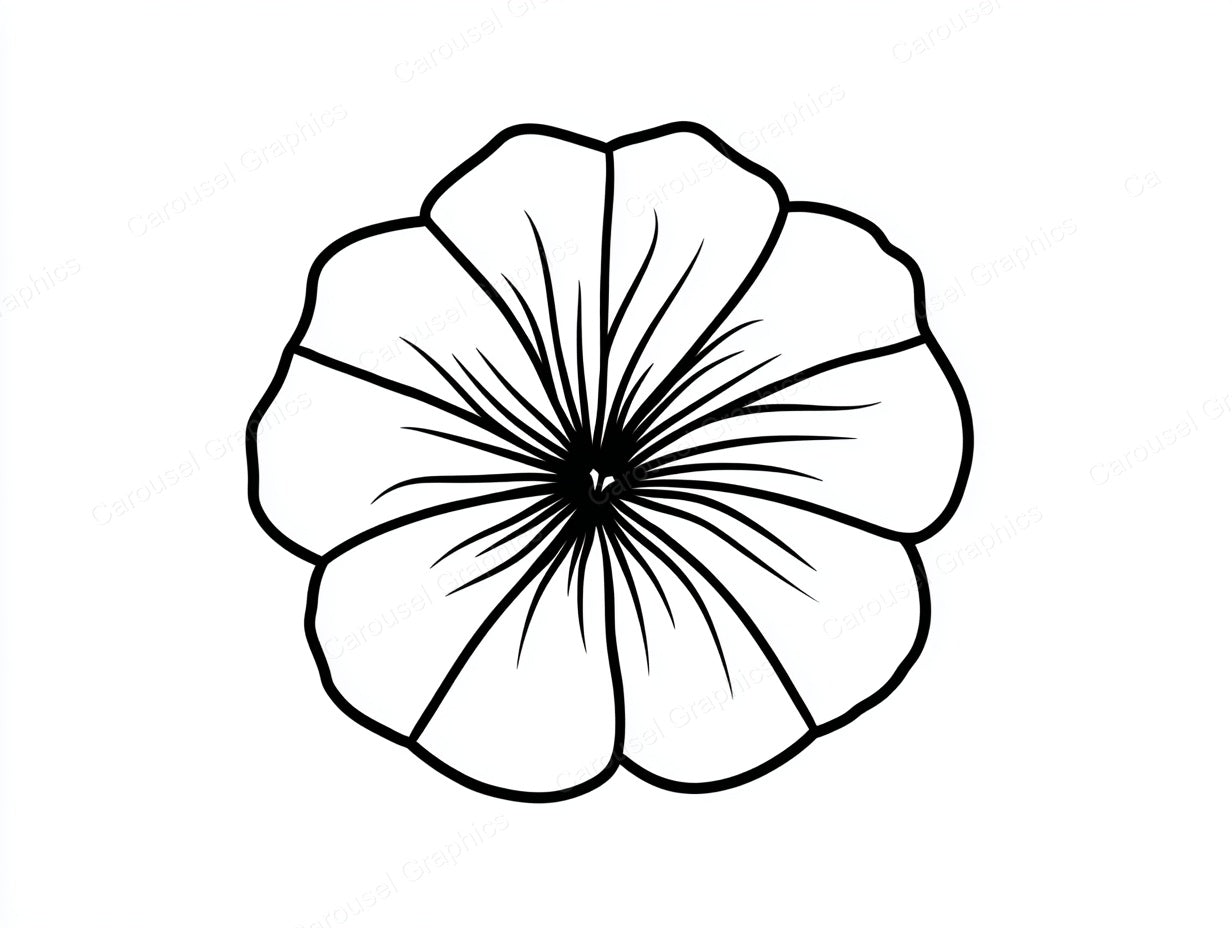 Petunia Vector Graphic preview
