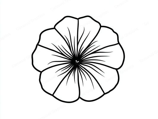 Petunia Vector Graphic preview