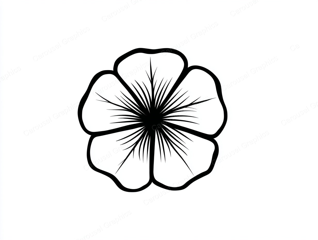Petunia Vector Graphic preview