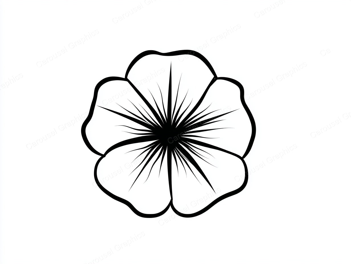 Petunia Vector Graphic preview