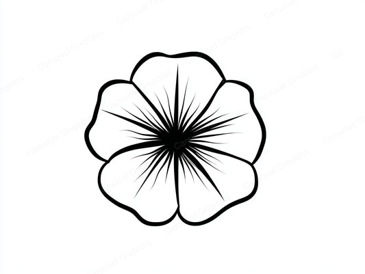 Petunia Vector Graphic preview