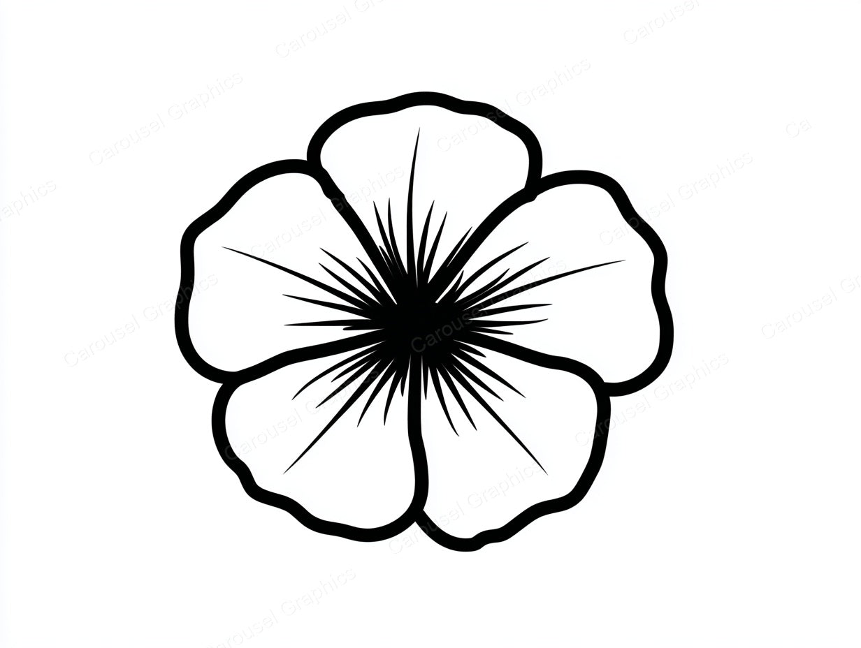 Petunia Vector Graphic preview